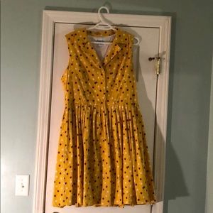 You’re In Luck Shirt Dress 1X Ladybugs